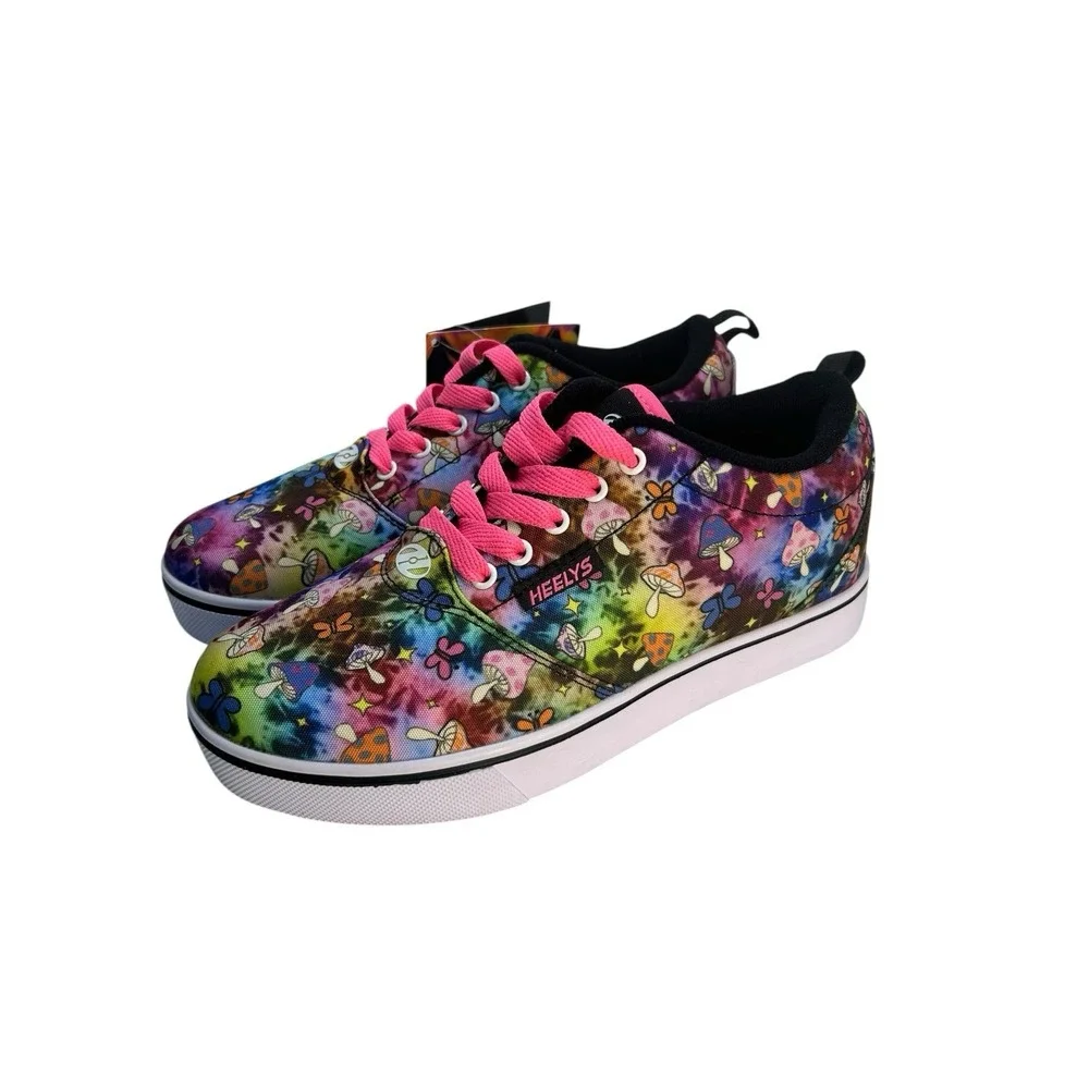 Heelys Pro 20 Prints Roller Shoes Youth 6 Women's 7 Mushroom Tie Dye New